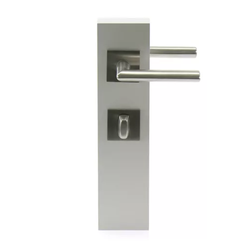 HOPPE STOCKHOLM rozettás kilincsgarnitúra 35-45 mm nemesacél WC