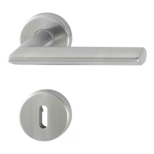 HOPPE STOCKHOLM rozettás kilincsgarnitúra nemesacél matt BB