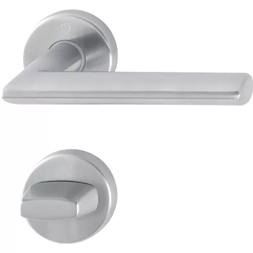 HOPPE STOCKHOLM rozettás kilincsgarnitúra nemesacél matt WC