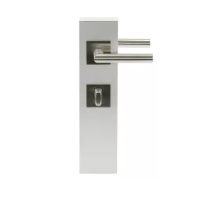   Amsterdam rozettás WC kilincsgarnitúra, ajtóvastagság 35-45 mm, nemesacél