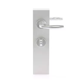   HOPPE NEW YORK rozettás kilincsgarnitúra ezüst eloxált WC