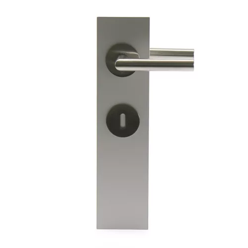 HOPPE AMSTERDAM rozettás kilincsgarnitúra 35-45 mm nemesacél matt BB