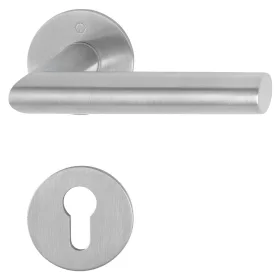   HOPPE AMSTERDAM rozettás kilincsgarnitúra 35-45 mm nemesacél matt PZ