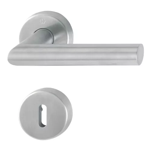 HOPPE AMSTERDAM tűzgátló rozettás kilincsgarnitúra BB 40-45mm rozsdamentes matt