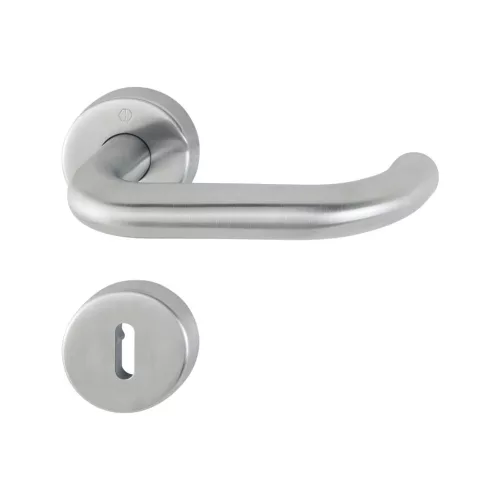 HOPPE PARIS tűzgátló rozettás kilincsgarnitúra BB 40-45mm rozsdamentes matt