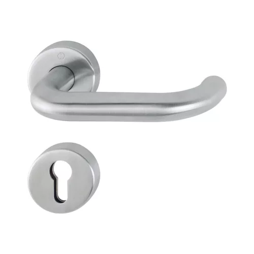 HOPPE PARIS tűzgátló rozettás kilincsgarnitúra PZ 40-45mm rozsdamentes matt