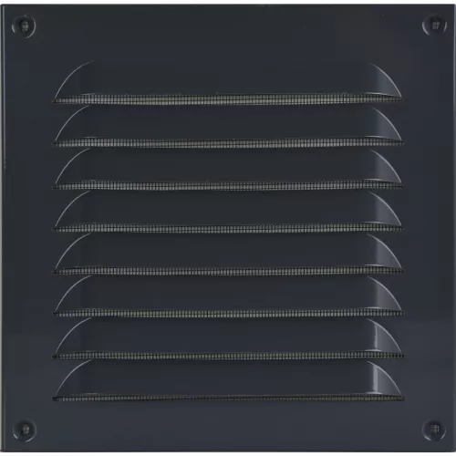 Upmann Időjárásvédelmi Rács Csavarozható Szögletes 200 X 200 mm Alu Szürke