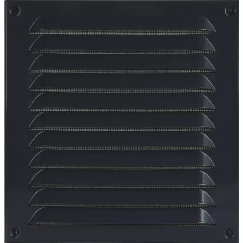 Upmann Időjárásvédelmi Rács Csavarozható Szögletes 230 X 240 mm Alu Szürke