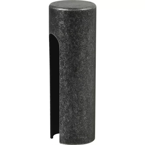 Takarósapka laposkerek pánt 20mm pántmag.112mm horganyzott fekete passzivált