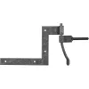 HALCÖ ablak sarokpánt 1125 x 140 mm acél horganyzott fekete passzivált