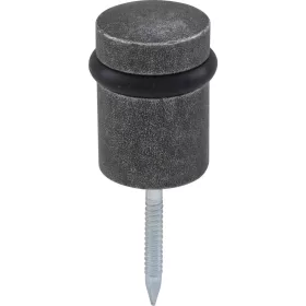   HALCÖ padló ajtóütköző átmérő 30 mm fekete horganyzott acél passzivált