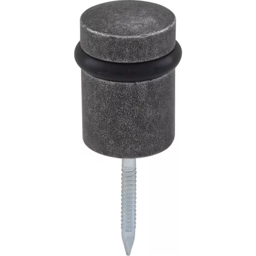 HALCÖ padló ajtóütköző átmérő 30 mm fekete horganyzott acél passzivált