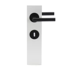 HOPPE DALLAS laposrozettás kilincsgarnitúra fekete matt BB