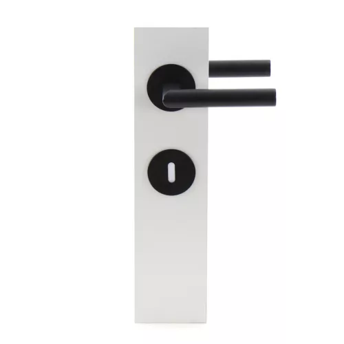 HOPPE DALLAS laposrozettás kilincsgarnitúra fekete matt BB