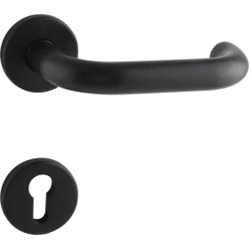   HOPPE PARIS rozettás kilincsgarnitúra 37-42 mm fekete matt PZ