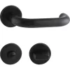 HOPPE MARCHESI PARIS rozettán kilincsgarnitúra 37-42 mm fekete matt WC