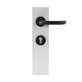   HOPPE PARIS rozettás gomb/kilincs garnitúra 37-42 mm fekete matt