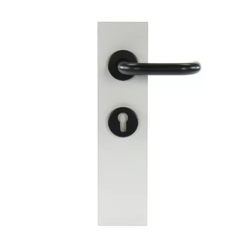 HOPPE PARIS rozettás gomb/kilincs garnitúra 37-42 mm fekete matt