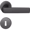 FSB kilincsgarnitúra 12 1267 ASL BB rozettán fekete matt aluminium