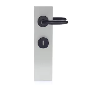   HOPPE VERONA rozettás kilincsgarnitúra 37-47 mm fekete matt BB