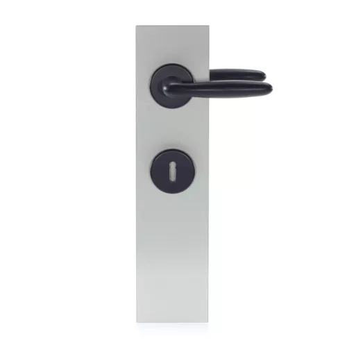 HOPPE VERONA rozettás kilincsgarnitúra 37-47 mm fekete matt BB