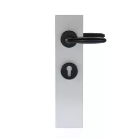   HOPPE VERONA rozettás kilincsgarnitúra 37-47 mm fekete matt PZ