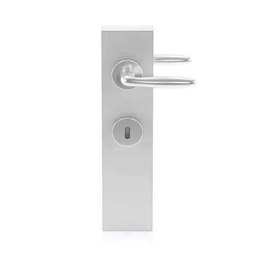 HOPPE VERONA rozettás kilincsgarnitúra 37-47 mm ezüst eloxált BB