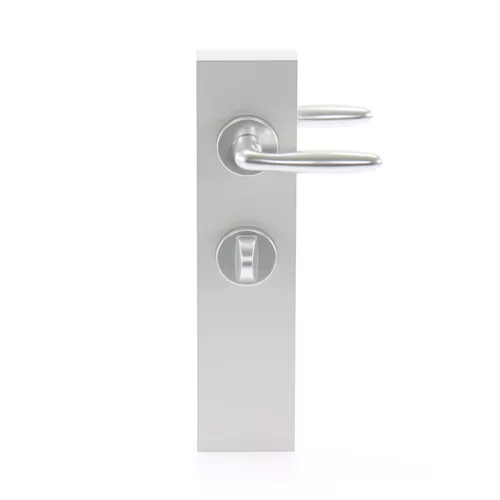 HOPPE VERONA rozettás kilincsgarnitúra 37-47 mm ezüst eloxált WC