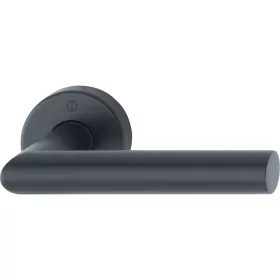 HOPPE AMSTERDAM kilincs félgarnitúra kerek 10/72 mm fekete