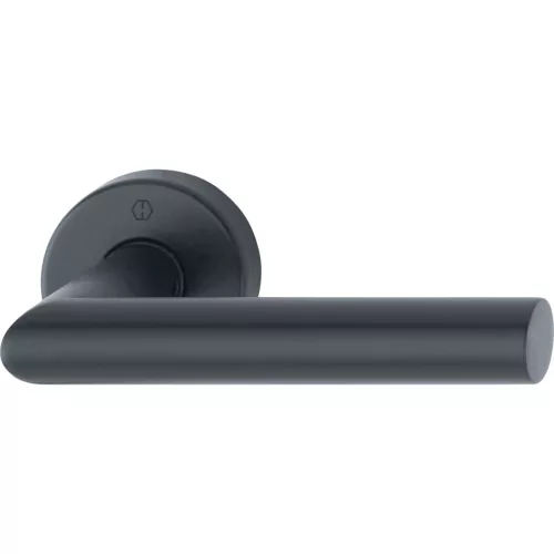 HOPPE AMSTERDAM kilincs félgarnitúra kerek 10/72 mm fekete