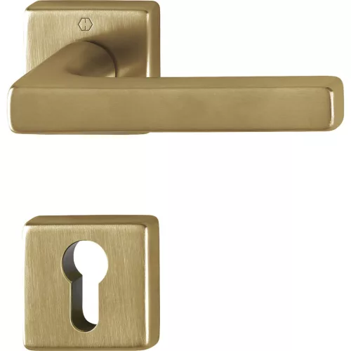 HOPPE DALLAS rozettás kilincsgarnitúra világos sárgaréz PZ