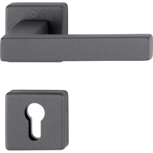 HOPPE AUSTIN tűzgátló kilincsgarnitúra PZ homokfekete