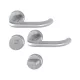 HOPPE BADEN rozettán kilincsgarnitúra 39-46 mm nemesacél matt WC