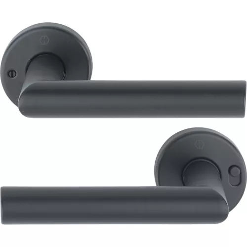 HOPPE AMSTERDAM kilincspár MiniLock fekete matt