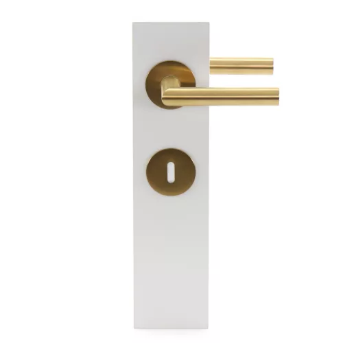 HOPPE AMSTERDAM rozettás kilincsgarnitúra kerek réz BB