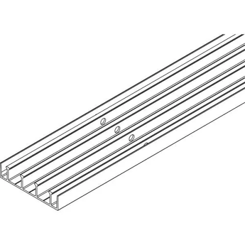 VITRIS Atrivant 80 futósín 4 pályás alu ezüst 6000 mm