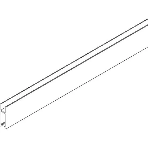 VITRIS Atrivant 80 futóprofil 8/10 mm üveghez alu ezüst 4000 mm
