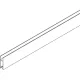 VITRIS Atrivant 80 futóprofil 8/10 mmüveghez alu antracit RAL 7016 6000 mm