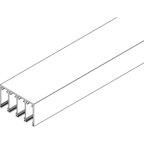 VITRIS Atrivant 80 alacsony mennyezeti sín 4 pályás ezüst 6000 mm