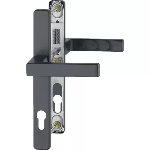 HOPPE TOULON biztonsági kilincsgarnitúra PZ92 77-82 mm matt fekete