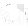 MACO falcolló L=190 mm acélhorganyzott ezüst