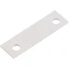 Zárlemez felülvilágító csappantyúhoz ALU ráütődés mag. 125 mm fehér RAL 9010