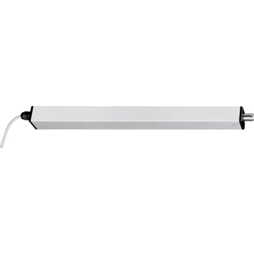 GEZE orsóhajtás E 350 N 230V löket 300 mm alumínium ezüst eloxált