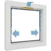 MACO MULTI-VENT kerettömítés nutszélesség 25-35mm150mmvilágosszürke