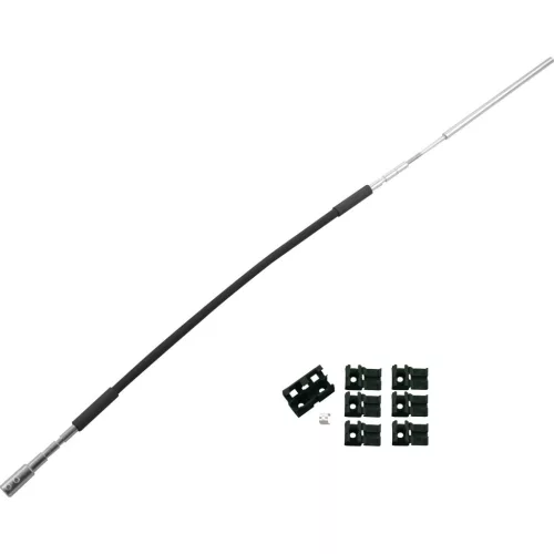 HAUTAU FL190 flexibilis rudazat tartozékkal kerekíves L=700 mm fekete