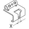 GEZE OL90NOL95 retesz fogadó csapok DM- 85 mm