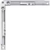 GEZE OL90NOL95 sarokszögfedél 140x140 mm alu ezüst eloxálva