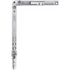 GEZE OL90NOL95 sarokszögfedél 140x140 mm alu ezüst eloxálva