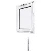 GEZE OL90NOL95 flexibilis rudazat L= 1250 mm alumínium fehér RAL 9016