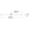HAUTAU lánchajtás SKA 30-810 löket 810 mm 24V ezüst RAL9006
